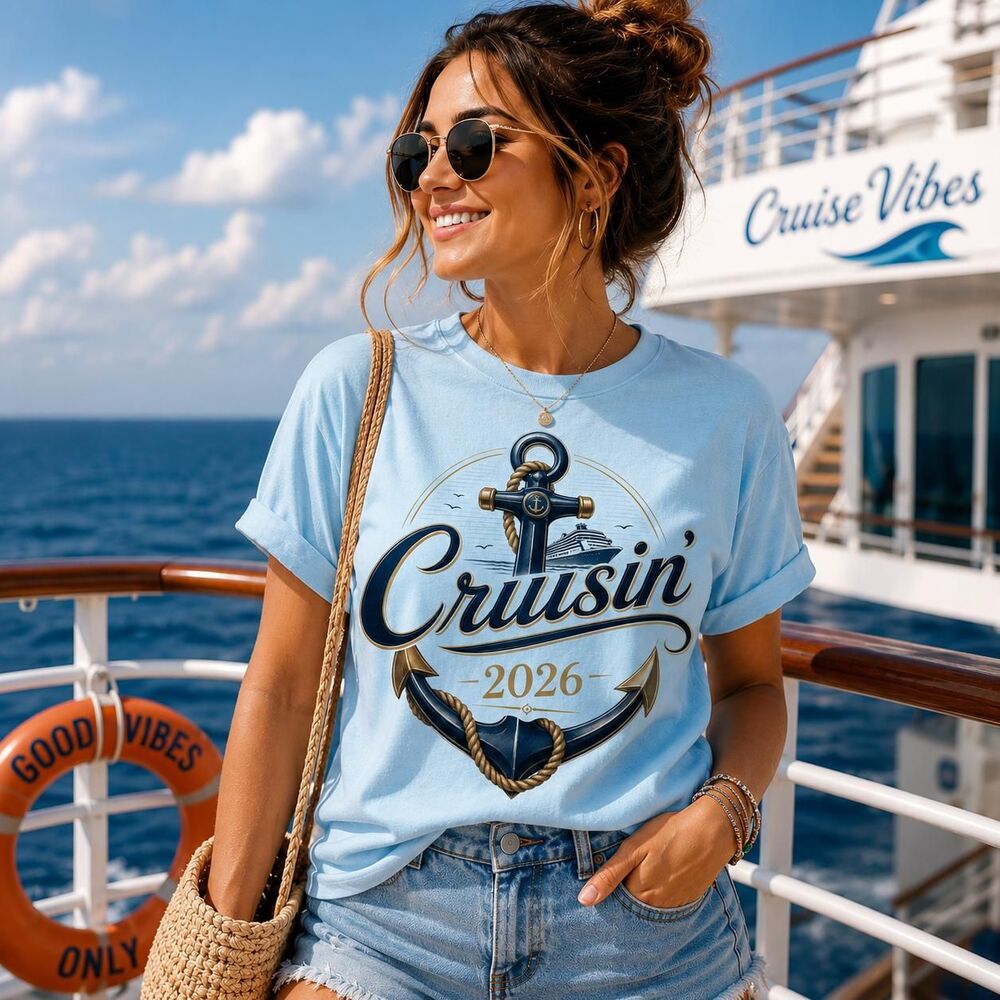 Cruisin 2026 Shirt, Tropical Vacation Cruise Tee, Family Trip Apparel